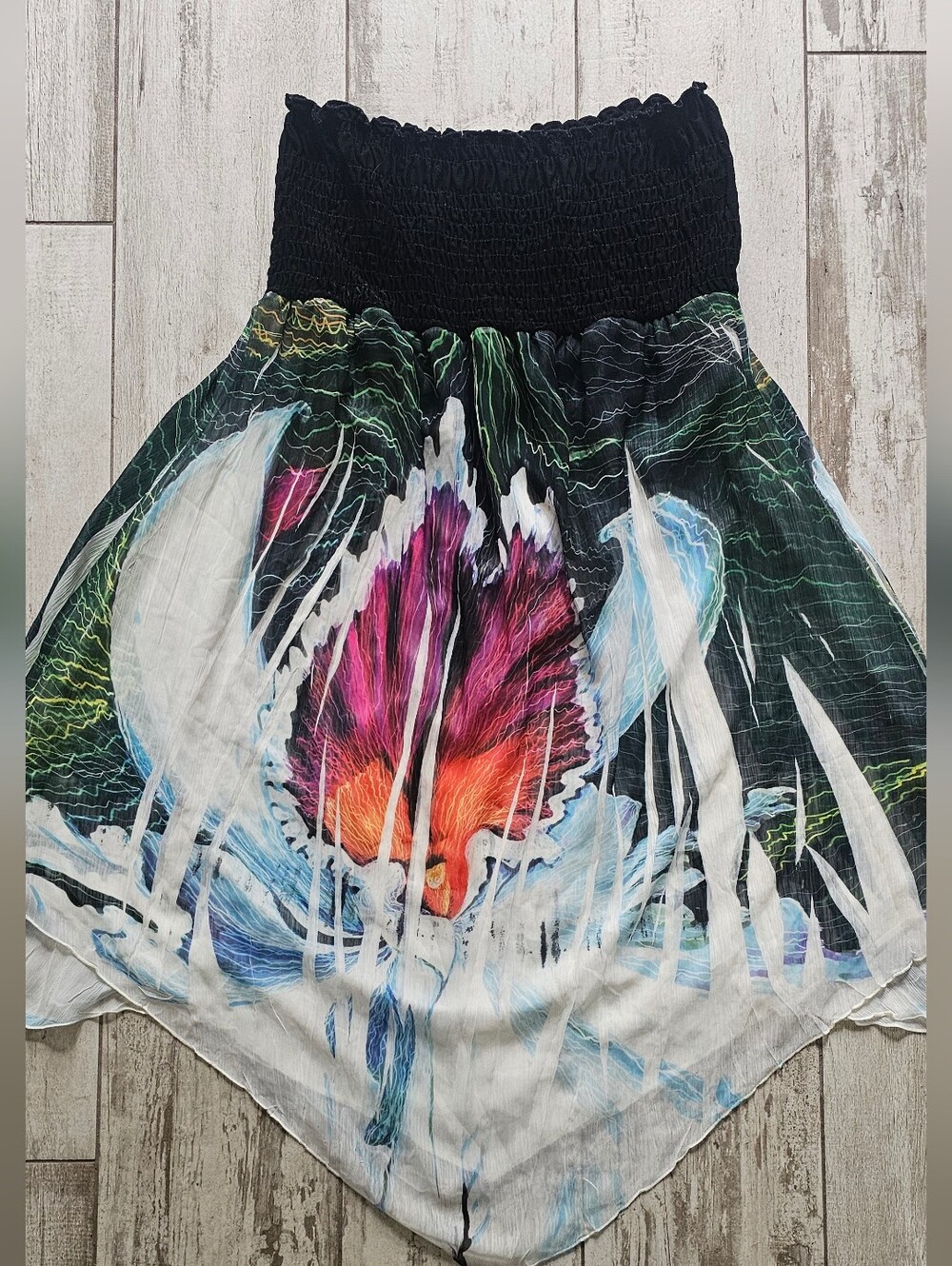 Torrid Original Label Maxi Skirt Or Halter Dress.  3X Gorgeous Floral Pattern.